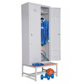 Banklı Soyunma Dolabı 1